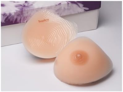 Transform Premier Triangle Silicone Breast Forms W/adhesive Pads - Size 6