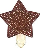 Red Tin Star Night Light