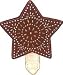 Baby : Red Tin Star Night Light
