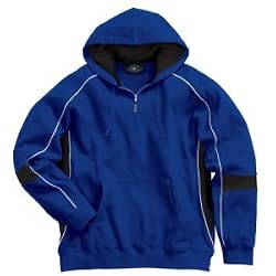 Victory Hooded Sweatshirt, Royal/Black/White