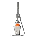 Metrokane Press Juicer with Stainless Steel Cup - Gray (Large)