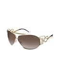 Roberto Cavalli Carneia - RC Logo Temple Metal Aviator Sunglasses gold/brown