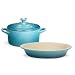 Le Creuset Small Stoneware Utensil Crock-Caribbean