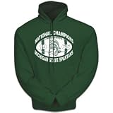 1965 Michigan State Spartans NCAA Football National Champions 10 oz. Hoody at ChampionsAgain