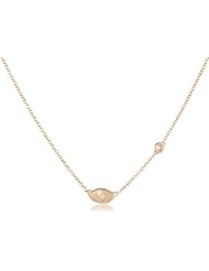 Shy by Sydney Evan Diamond Bezel Evil Eye Necklace