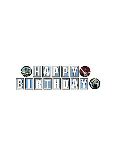 Lego Star Wars Birthday Banner - Star Wars Party Banner