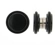 No Piercing Required - Anodized Stainless Steel Magnetic Fake Plugs - Imitation 0G with rubber bands - Sold as a Pair