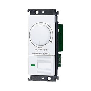 【クリックで詳細表示】パナソニック配線器具(Panasonic) [LED]埋込調光スイッチ WTC57521W