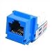Belkin C-in8-5e-bl Keystone Jack Blue F/4pair Cat5e 110 568a/568b