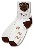 For Bare Feet Pug Roll Down Socks
