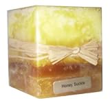 3x3 Square Honeysuckle Candles By Stone