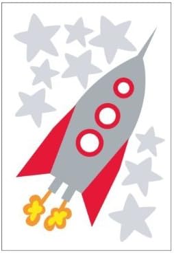 Speckled HouseForwalls Rocket Removable Wall Decal Sticker