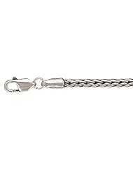 925 Silver Oxidized Fox Tail Chain-4mm 18 , 20 or 24 IN