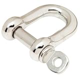D SHACKLE-Stainless Steel-3/16 INCH