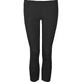 FULL TILT Womens Basic Capri Leggings - Black