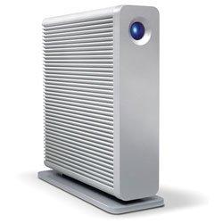 LaCie d2 Quadra v3 Hard Disk 1 TB eSATA/FireWire800/USB 3.0 Desktop External Hard Drive 301542U (Aluminum)