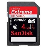 SanDisk 4GB ExtremeIII SDHC Card