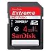 SanDisk 4GB ExtremeIII SDHC Card