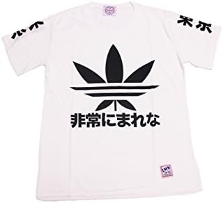 FanLove® Harajuku Style Japanese Letter Print T-Shirt (One Size, White)