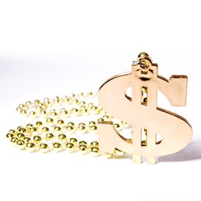 Childrens Toyshop  Toys : Plastic Dollar Sign Beaded Necklace