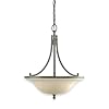 Royce Lighting RP2247/3-46 Valhalla Pendant Heirloom Bronze with Cream Snow Globe