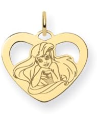 Disney Ariel Heart Charm