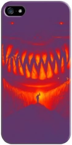 Mouth Hard Back Shell Case / Cover for Iphone 5 and 5s - Purple