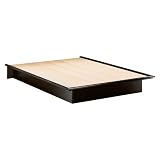 Platform Bed  Black Queen