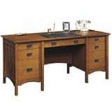 Review Sauder  / Sauder Mission Executive Desk ( Fruitwood) (30.5