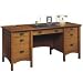 Sauder Mission Executive Desk ( Fruitwood) (30.5h x 65.5w x 29d)