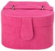 Jewelry Box Organizer Storage Case for Travel and Home Use rose