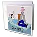 Londons Times Funny Medicine Cartoons - Pink Freud - Greeting Cards-6 Greeting Cards with envelopes