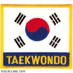 Patch - Korean TKD Flag