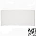 Skyline Furniture 73+4SL(Florenza Simp Domino BW) Slipcover Headboard in Florenza Black and White Si
