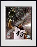 Photo File Pittsburgh Steelers Troy Polamalu Super Bowl XLIII Celebration Framed Photo