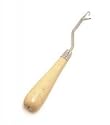 Bent Latch Hook-Wood Handle 6 1/4