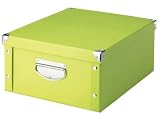 Zeller 17817 Aufbewahrungsbox, Pappe / 40 x 33 x 17, gr&uuml;n
