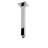 CEILING FIXED CHROME CONCEALED SHOWER HEAD ARM