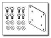 Electronics : LCD Adpr Plate Kit - Vesa 200 - Black