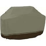 Classic Accessories Villa 55-032-033901-00 Patio BBQ Grill Cover, Medium, in Birch with Walnut Accent (Discontinued by Manufacturer)