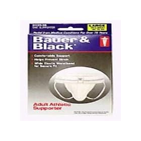 Athletic Supporter Adult Bauer & Black - Large by Bauer & Black