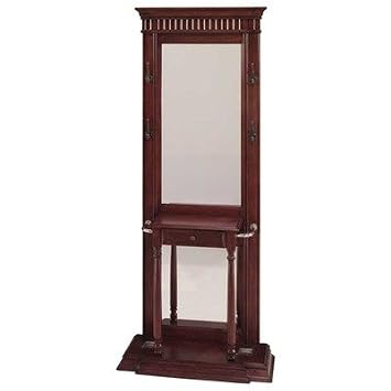 Brunswick Hall Tree Finish: Dark Cherry,Jasper Cabinet,JCA1046_6840120