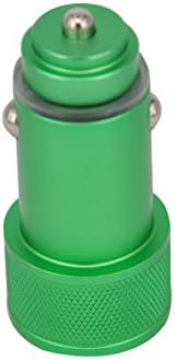 FruitFans 2.1A Dual USB Super Fast Car Charger, 2 Port Intelligent Output for Charging Apple and Android Devices(Green)