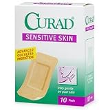 Curad Sensitive Skin Bandages Extra Large - 10 ea