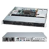 New Supermicro Case CSE-813MTQ-R400CB 1U Black 400W 4xsas/SATA 4x Fan Micro ....