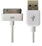 Produkt-Bild: ORIGINAL xubix Apple USB Sync Dock Connector auf USB Kabel Datenkabel Ladekabel Ladeger&auml;t HIGHSPEED f&uuml;r iPad 1 iPad 2 & iPhone 3 3GS 4 4G 4S 4GS & iPod Classic Touch Nano 1G 2G 3G Photo Mini
