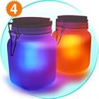 Four Moon Jar - Solar Power LED Mood Lights by