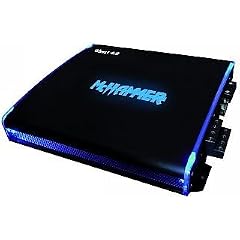 Car-Amplifier McHammer Ghost 4.0 4x 675 Watt. schwarz. blaue LED-Beleuchtung