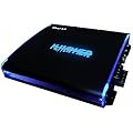 Car-Amplifier McHammer Ghost 4.0 4x 675 Watt. schwarz. blaue LED-Beleuchtung