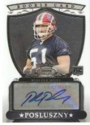2007 Bowman Sterling #PP Paul Posluszny - Buffalo Bills (Autographed RC) (Football Cards)